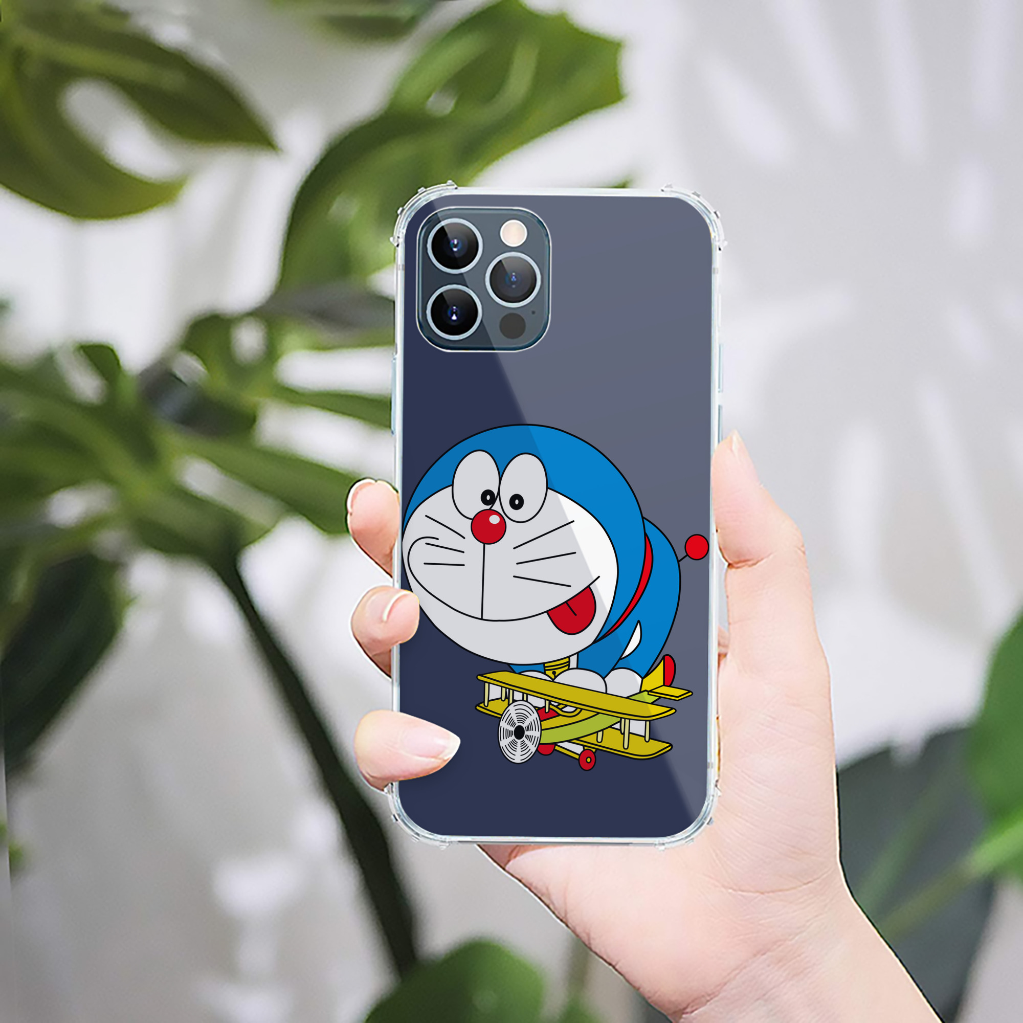 （画像用） ドラえもん Doraemon 【iPhone 12シリーズ対応】透明スマホケース（クリアソフトケース）
